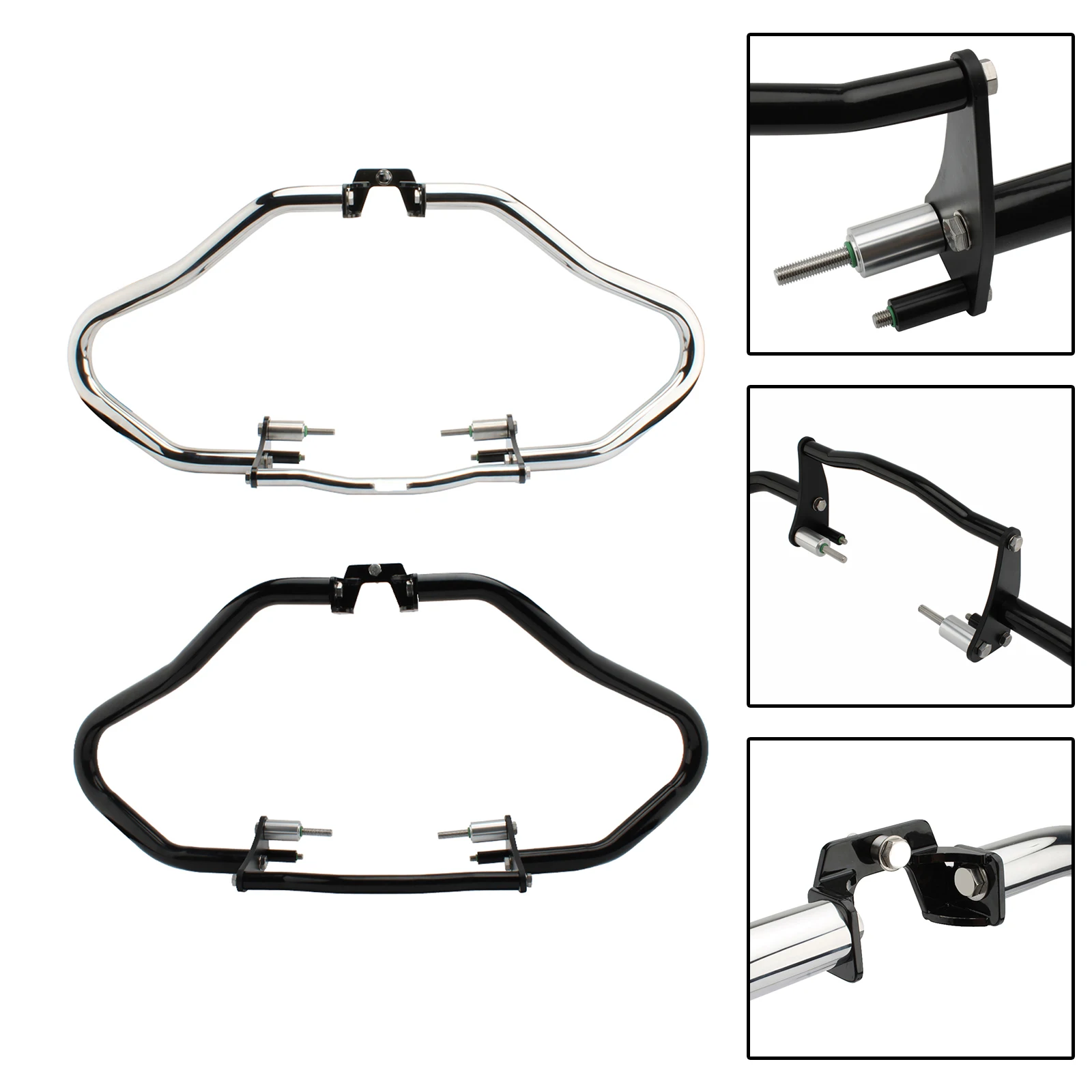 

Engine Guard Crash Bar Frame Protect Bumper Fits For Bmw R18 Classic 20-21 Chrome