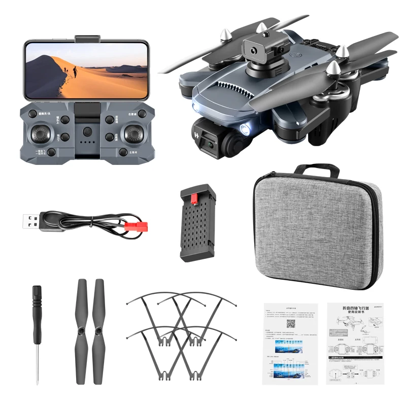 2022 New Mini Drone 4K ECS Camera RC Helicopter Quadrocopter Obstacle Avoidanc One-Key Return FPV  Foldable Quadcopter Boys Toys enlarge