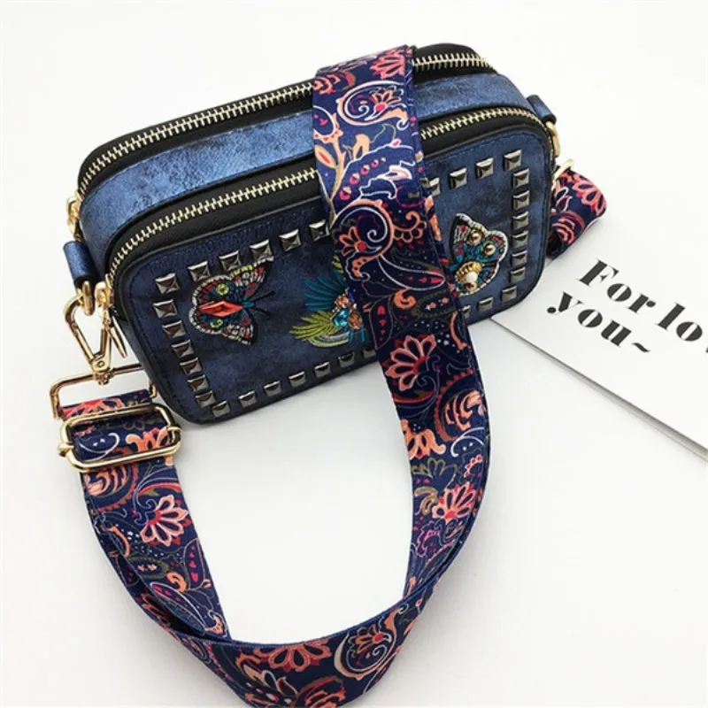 Rainbow Adjustable Bag Strap Handbag Belt Cross Body Wide Shoulder Strap Replacement Handles Bags Part Accessories