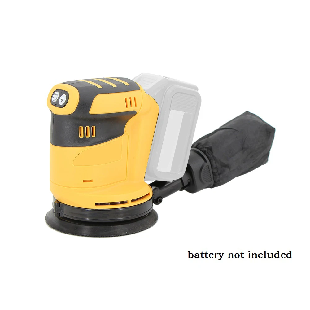 125mm Electric Polisher Host Orbital Sander + Sandpapers For