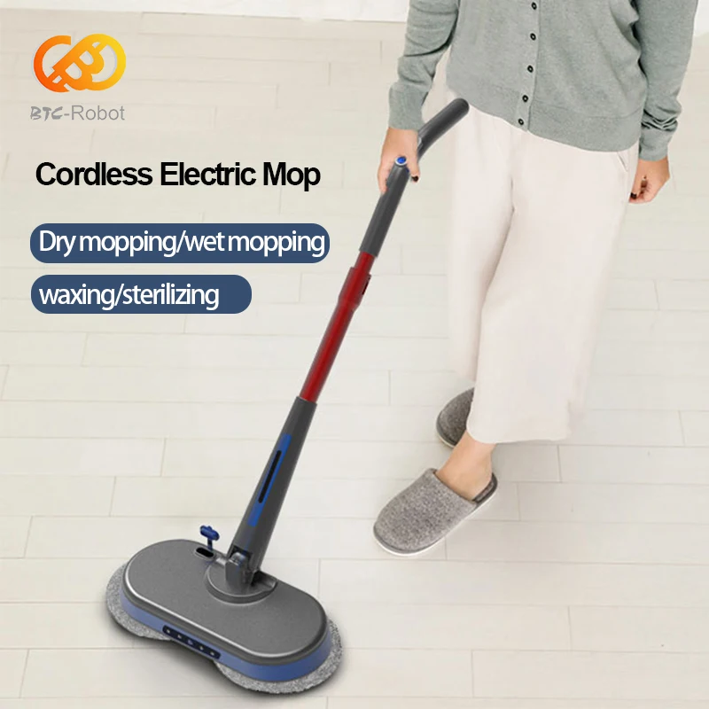 

Rechargeable Household Robot Cleaner Cordless Electric Sweeper Mop With Water Tank