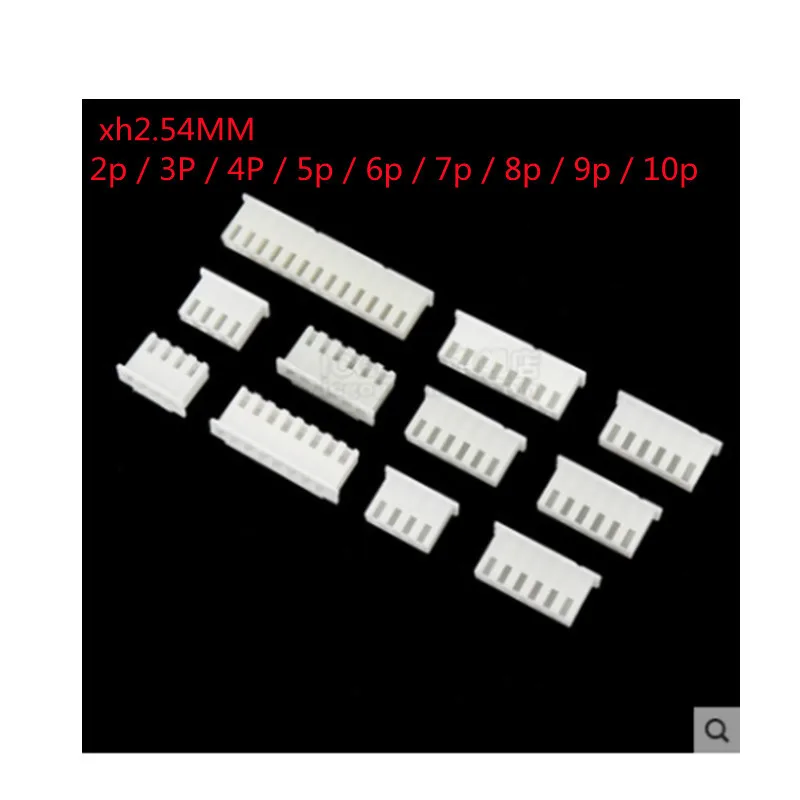 

Plastic connector shell xh2.54, 2.54mm, plastic shell xh-2p / 3P / 4P / 5p / 6p / 7p / 8p / 9p / 10p xh2a / 3A / 4A / 5A / 6A /