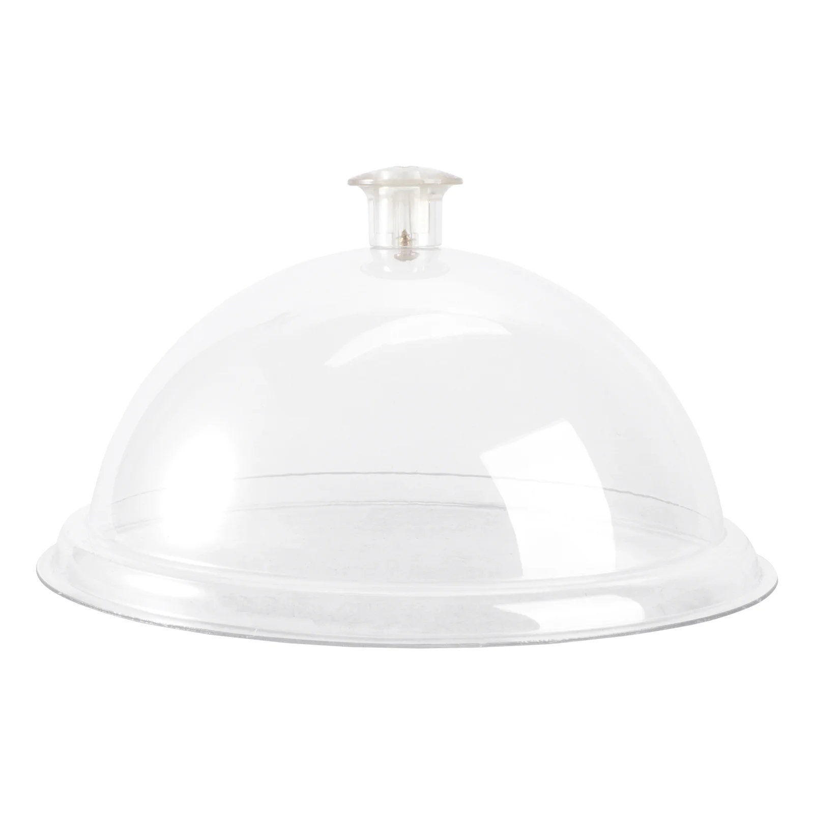 

Cover Dome Cake Display Covers Acrylic Clear Cloche Dessert Outside Round Lid Protector Stand Fly Inch Plate Microwave Platter