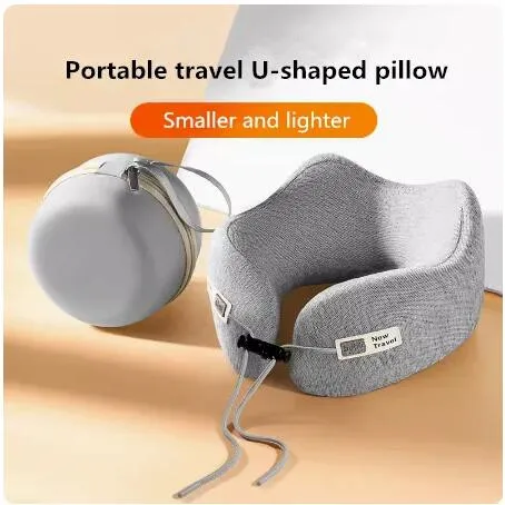 Мягкая U-образная подушка для шеи из пены с эффектом памяти, подушка для здоровья, дорожные подушки для самолета и автомобиля для взрослых и детей