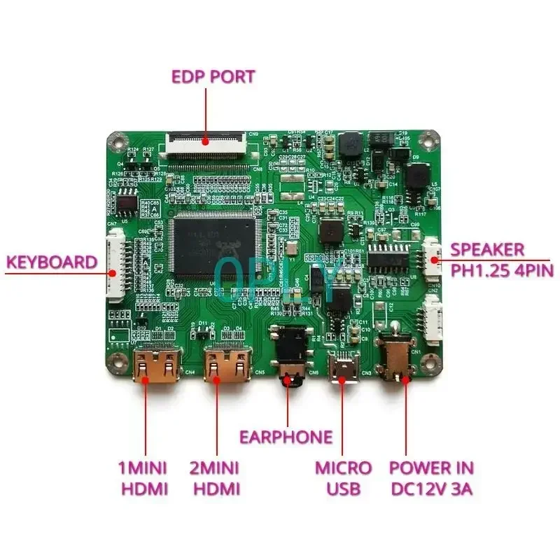 Для LP097QX1 плата управления + металлический корпус 2Mini-HDMI IPad3/4/5 A1416 A1430 A1403 A1458 A1459 A1460