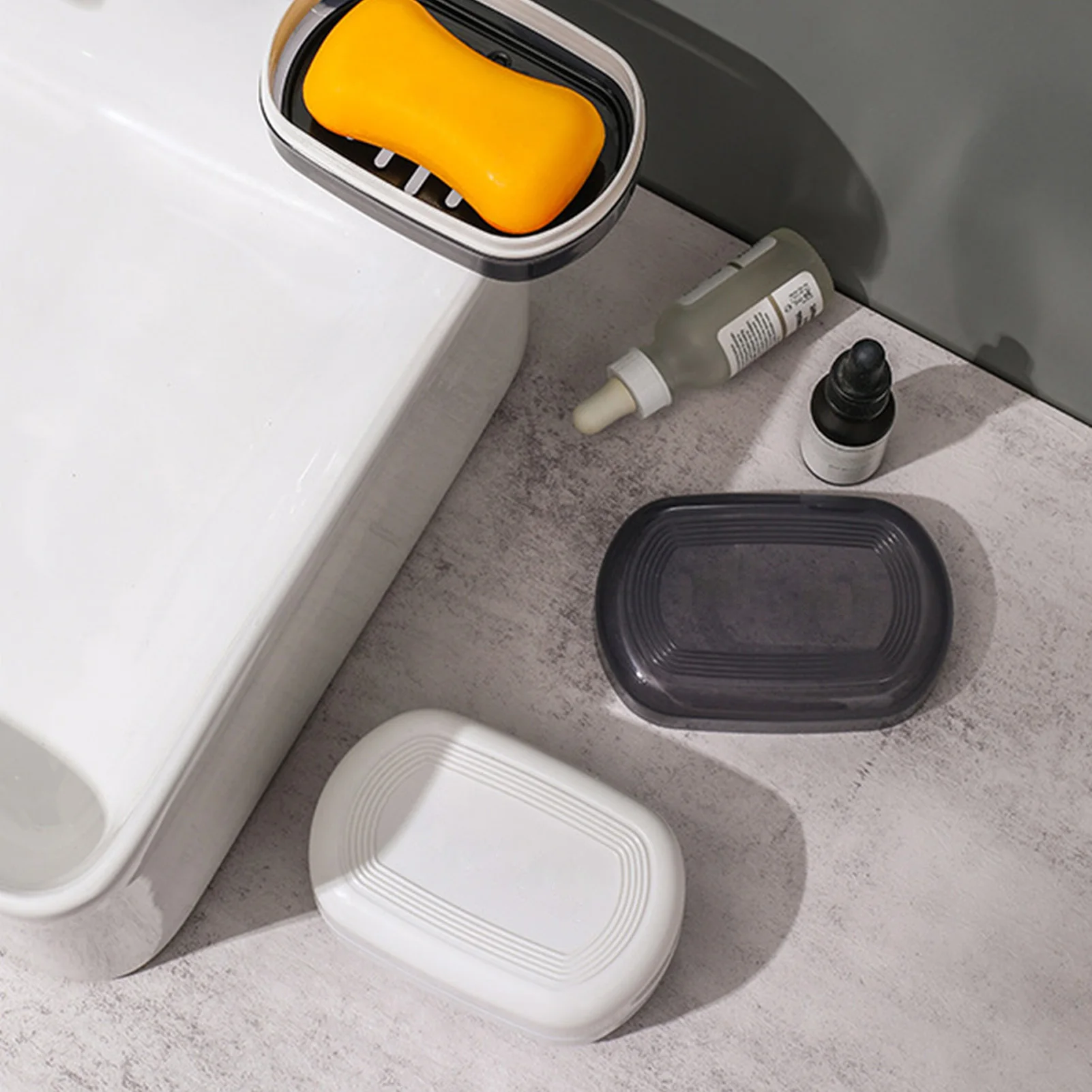 

Футляр для мыла, прочный герметичный легкий контейнер для мыла, легко чистится, подходит для ванной комнаты, кемпинга, езды на велосипеде