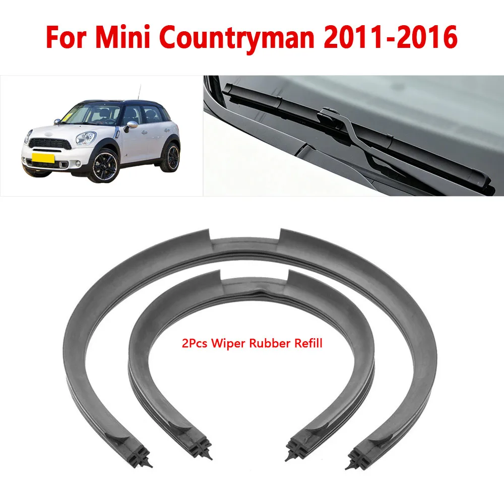Фото Для Mini Countryman 2011-2016: Сменная резиновая полоса для дворников 19-20 дюймов, аксессуары для автомобильных дворников, 1 пара №1