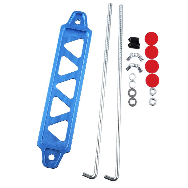 

220 мм/190 мм алюминиевый Универсальный держатель для автомобильного аккумулятора для Honda Civic EK EG