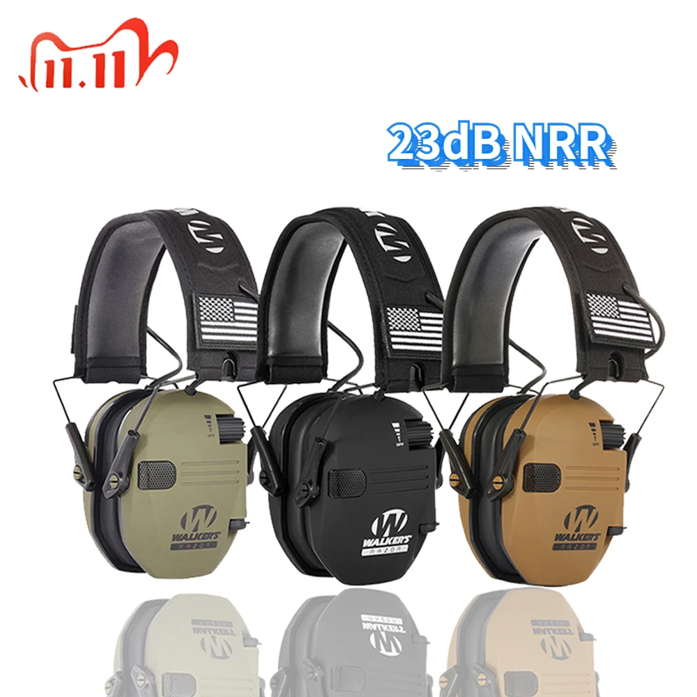 

Большая Акция, тонкая электронная муфта NRR23dB, Электронные Наушники для стрельбы, тактическая охотничья Защитная гарнитура для слуха