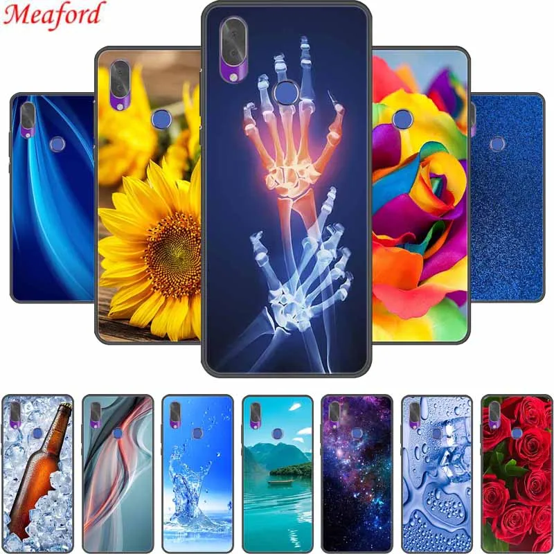 Чехол для телефона Cubot X19 5 93 дюйма модные фотографии черный силиконовый мягкий