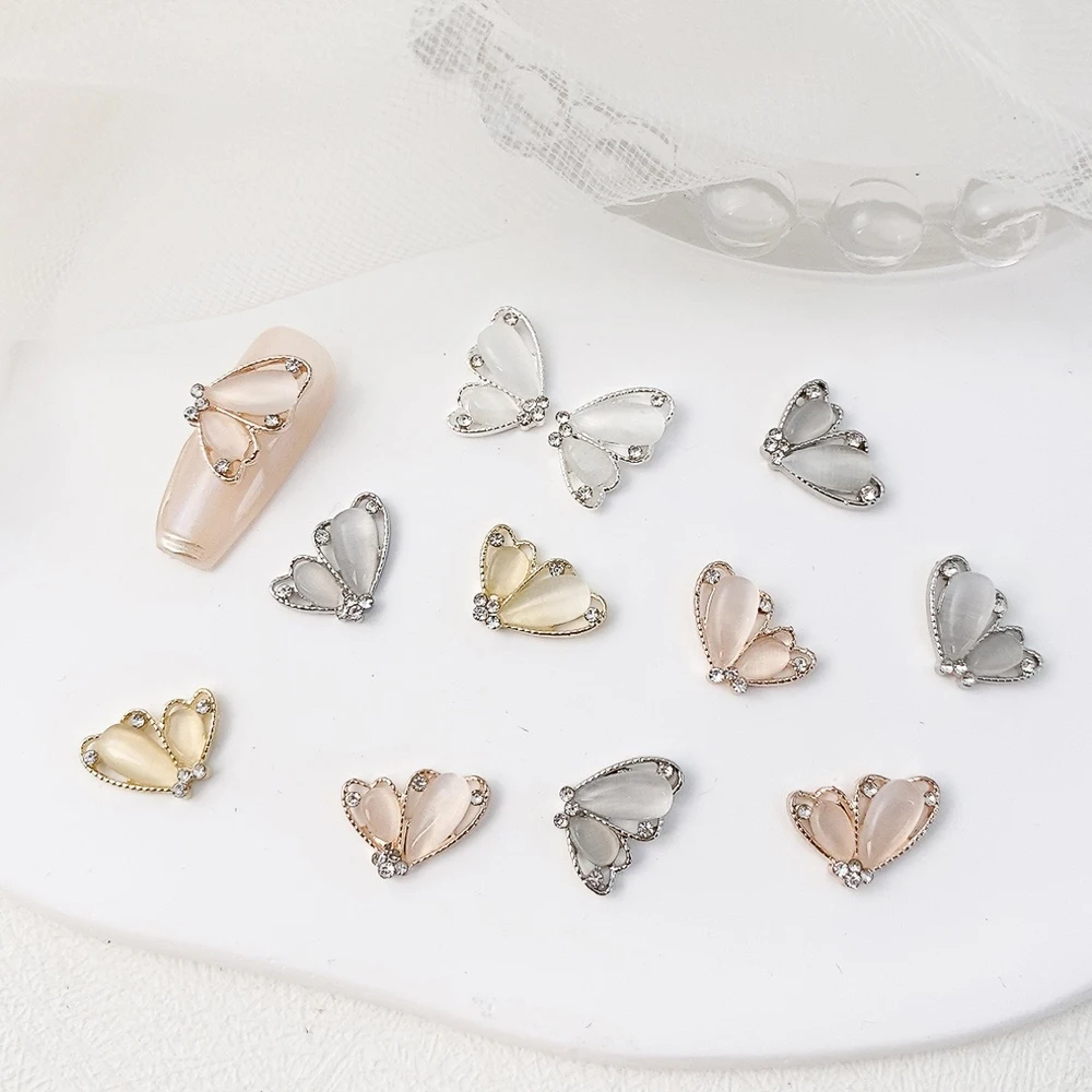 Блестящие подвески для дизайна ногтей 10 шт