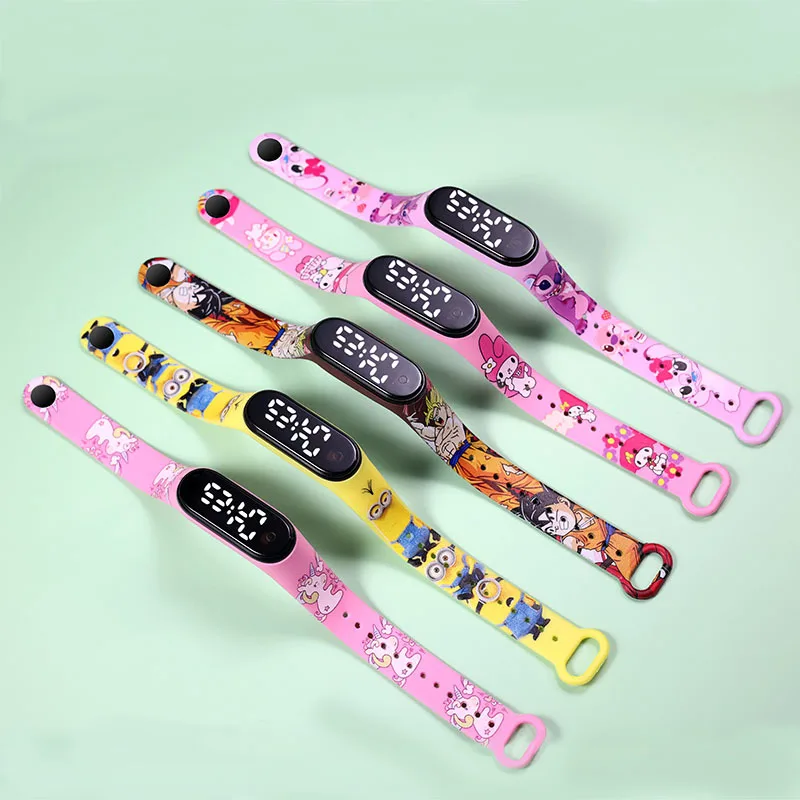 

Disney LED Electronic Watch Anime watch Silicone Boy Girl Sports Cartoon Figure Children's Christmas birthday present