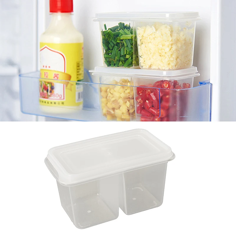 

2Pcs/Set Kitchen Onion Garlic Box Refrigerator Freshness Containers Fridge Green Onion Crisper Organizer Household Accessories