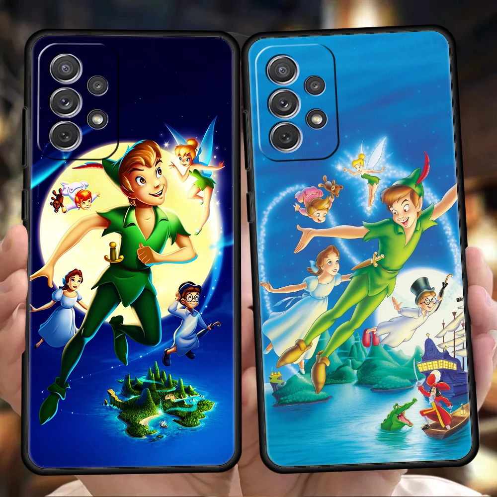 

Чехол для телефона BANDAI Питер Пэн для Samsung Galaxy A51 A71 A32 A52 M31 M21 M22 5G 2021 Note 10 20 A01 A11 A21S A31 A41, мягкий чехол