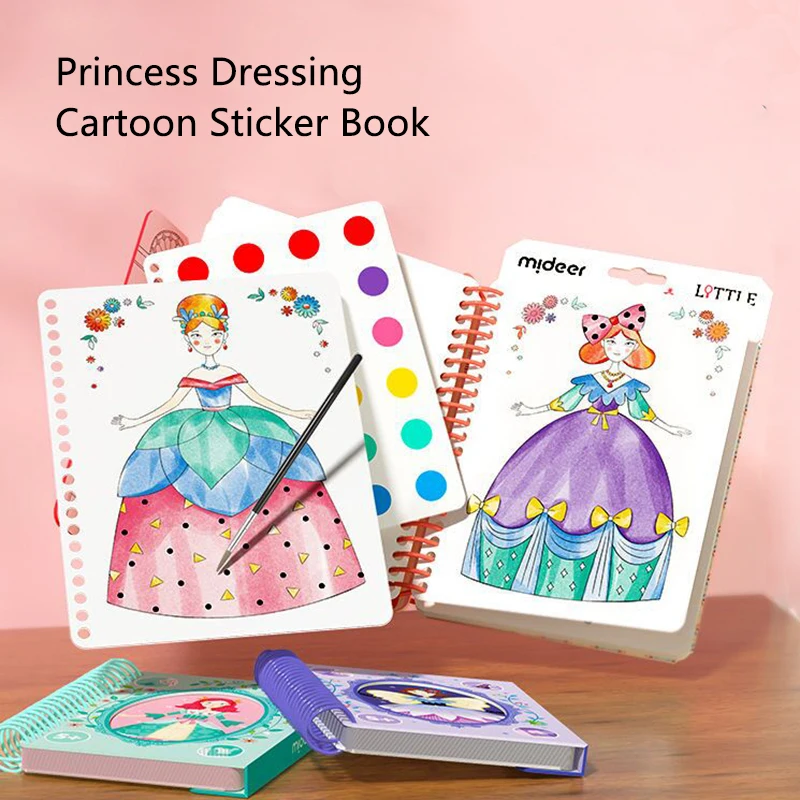 Create 36 Sheets Coloring Book Children Clothing Books Cute 
