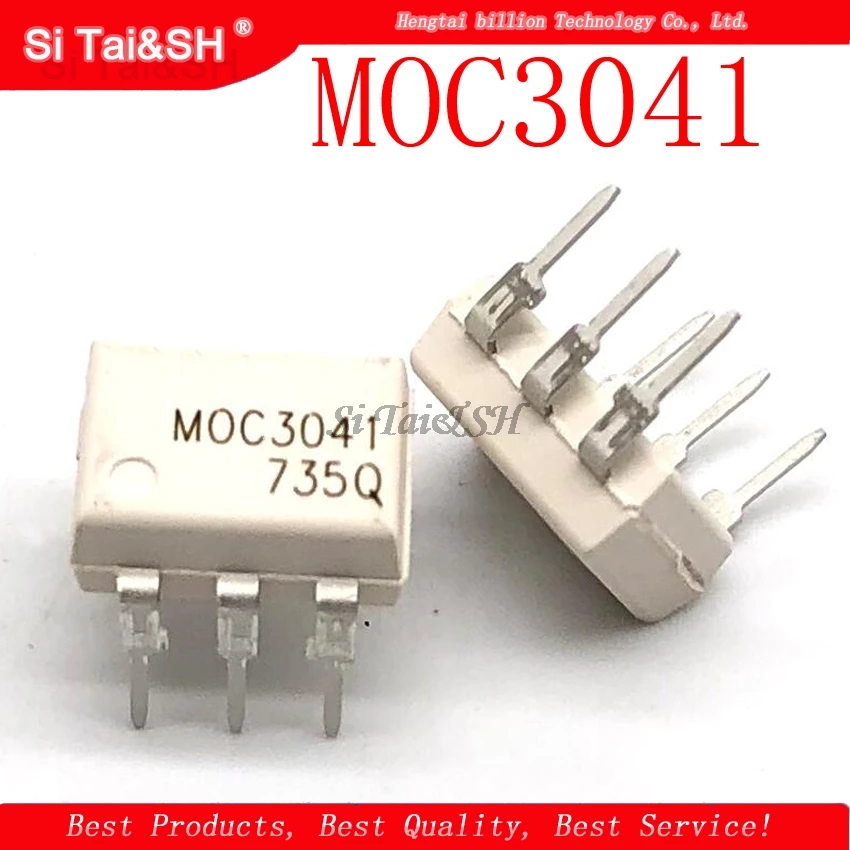 10PCS MOC3041 DIP6 оптопара в корпусе DIP новый оригинальный