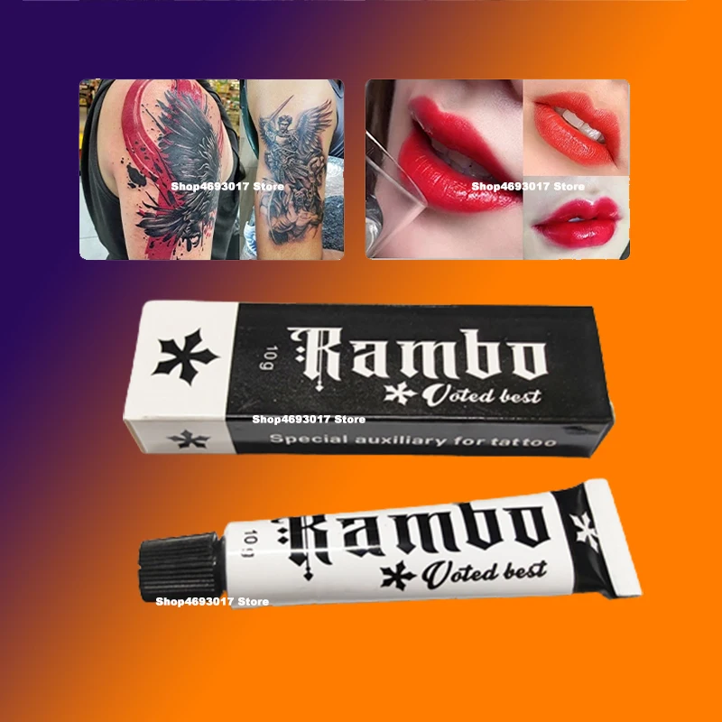 

75% Rambo крем для перманентного макияжа перед татуировкой подводка для глаз, бровей, губ Microblading Татуировка крем для восстановления кожи после ...