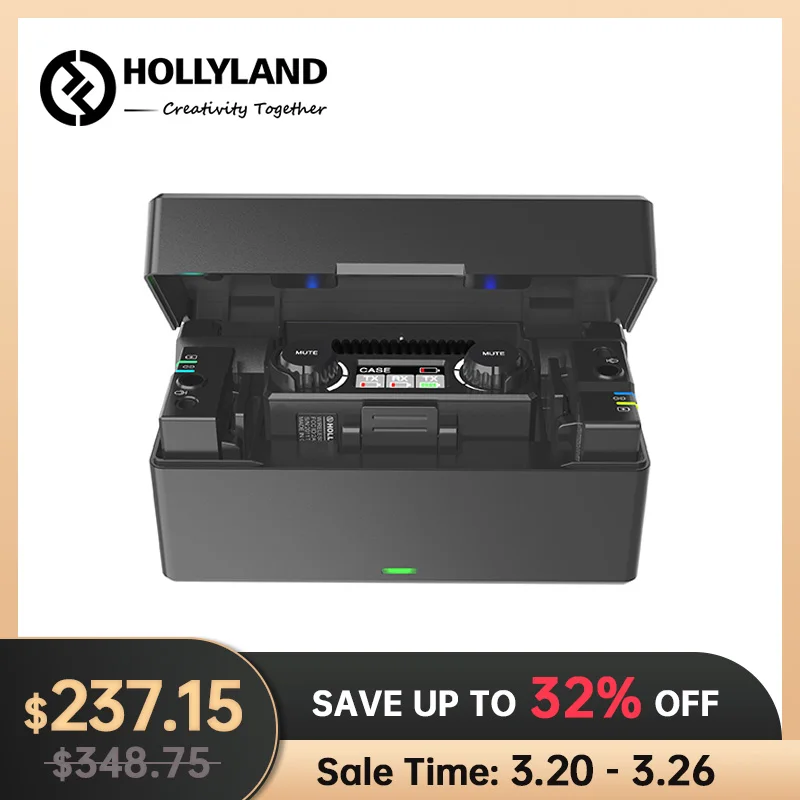 

Hollyland Lark 150 профессиональный беспроводной петличный микрофон 2,4 ГГц футов диапазон для прямого эфира интервью vloger фотография микрофон