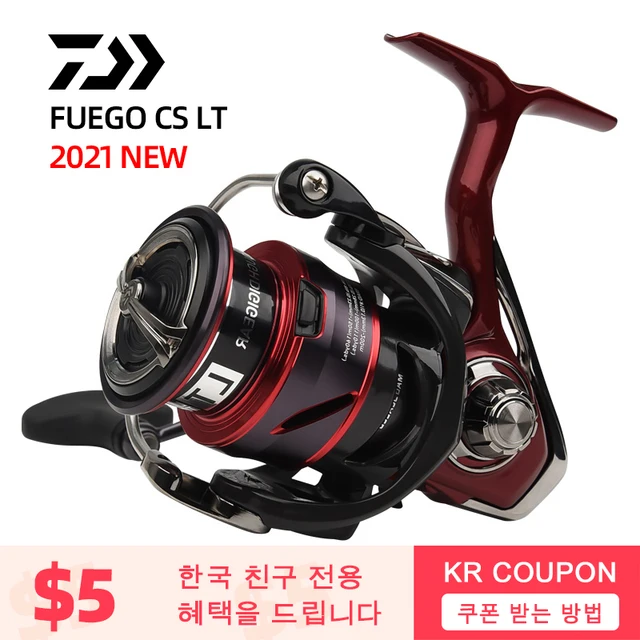 2021 DAIWA FUEGO CS LT Spinning Fishing Reel 6+1BB Max Drag 12KG ZAION V Body 1