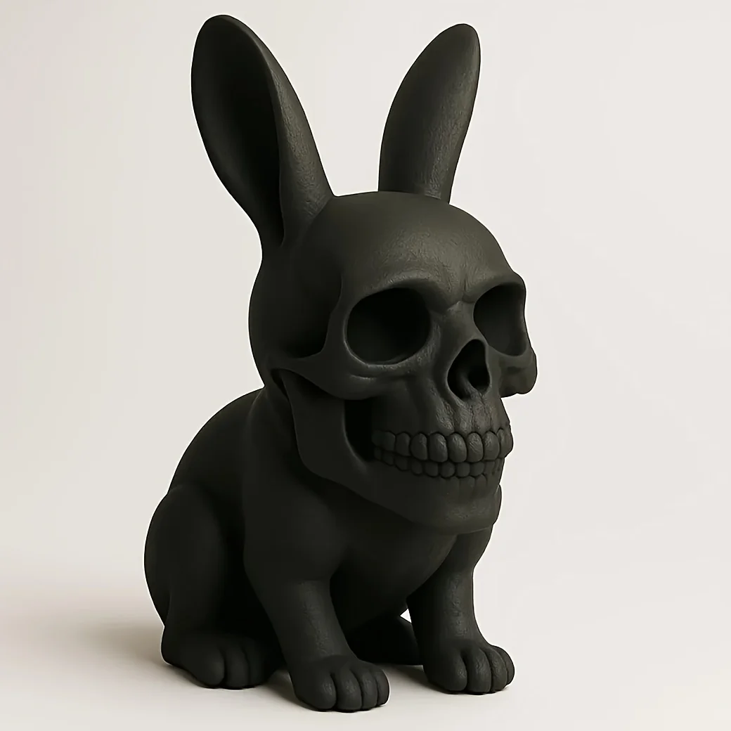 

Статуэтка кролика-скелета