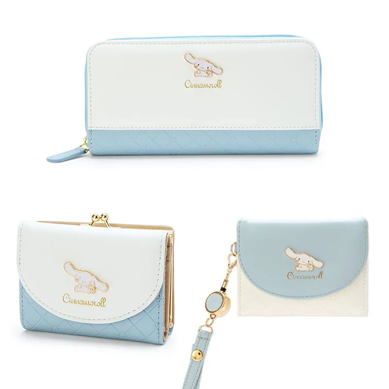 

Sanrio New Wallet Kawaii Cinnamoroll Cartoon Fashion Long Leather Wallet Pu Material Simple Wallet Card Sleeve Girlish Heart
