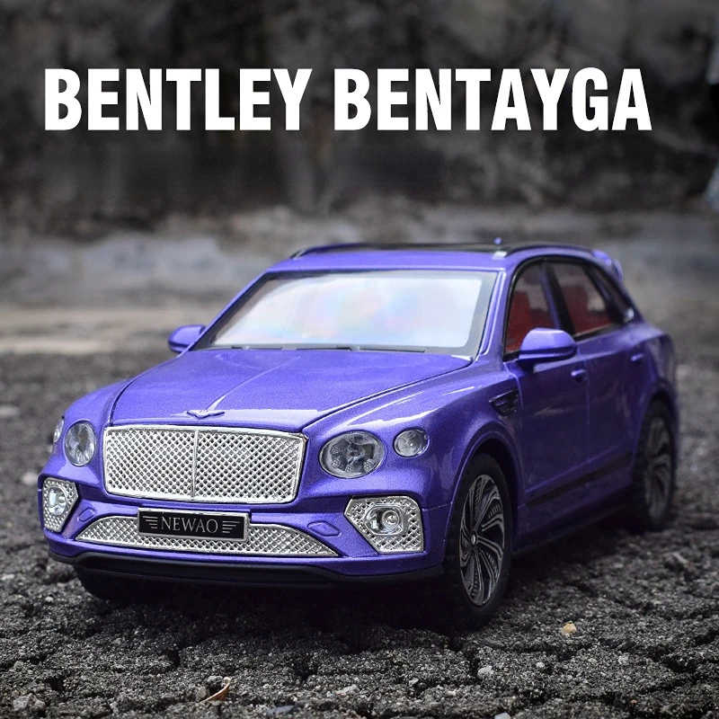 

Mattel Simulation 1:24 Bentley Bentayga Alloy Car Model Decoration with Sound and Light Sound Effect Starry Sky Top Toy Gifts