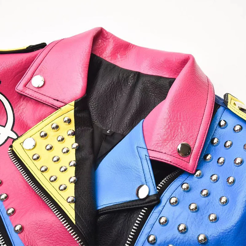 Рисунок 5 - Женская кожаная куртка в стиле панк