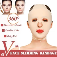 2styles face slimming bandage relaxation lift belt reduce double chin massage shape v face reusable thining facial sleeping mask