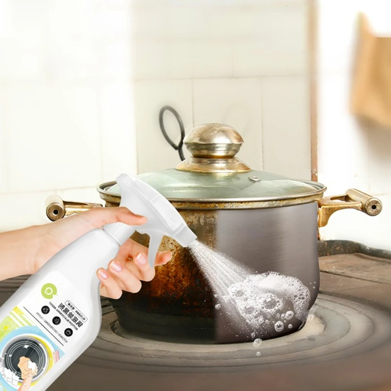 

Очиститель пены с черной насадкой, кухонный спрей из нержавеющей стали для обезжиривания черных пятен, обезжиривания, домашняя сетка