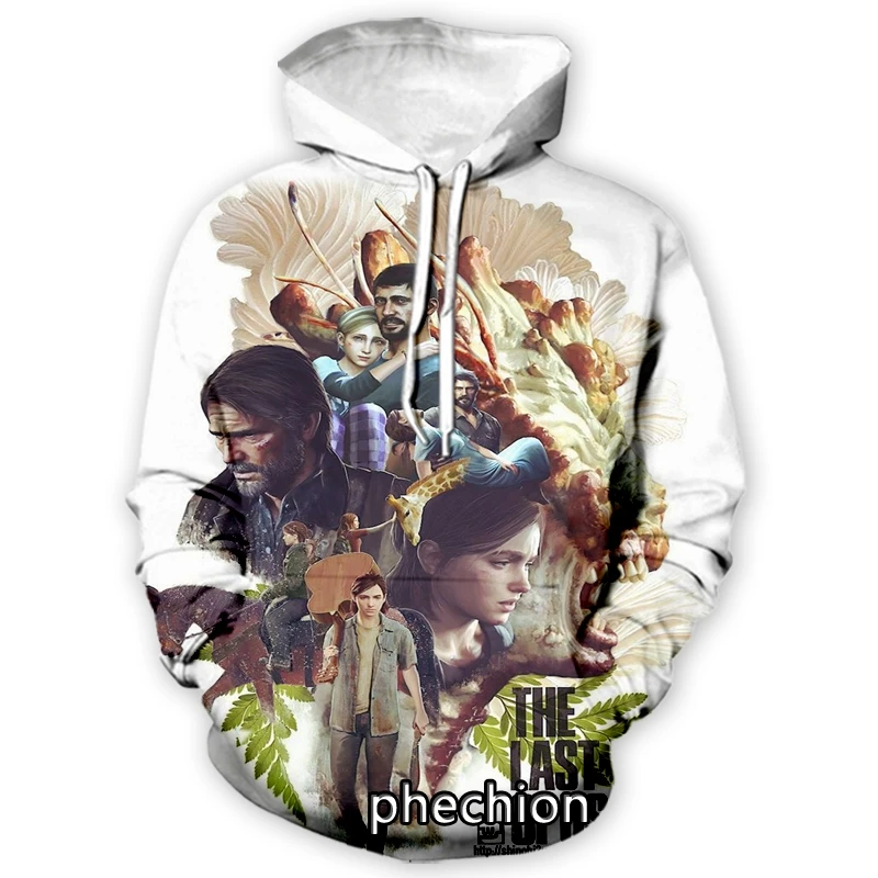 Модные мужские/женские толстовки phechion THE Last Of Us с 3D принтом Спортивная модная