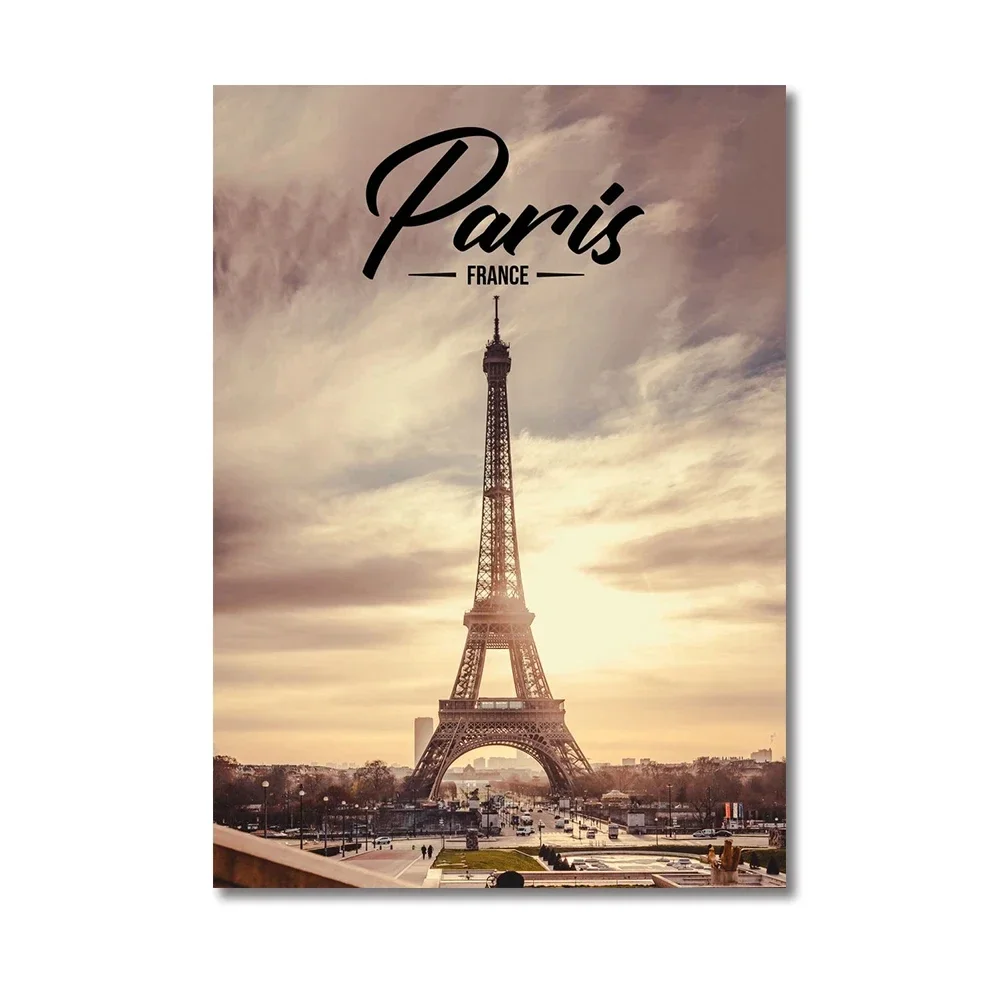 

Картина на холсте «Четыре сезона» Эйфелевой башни