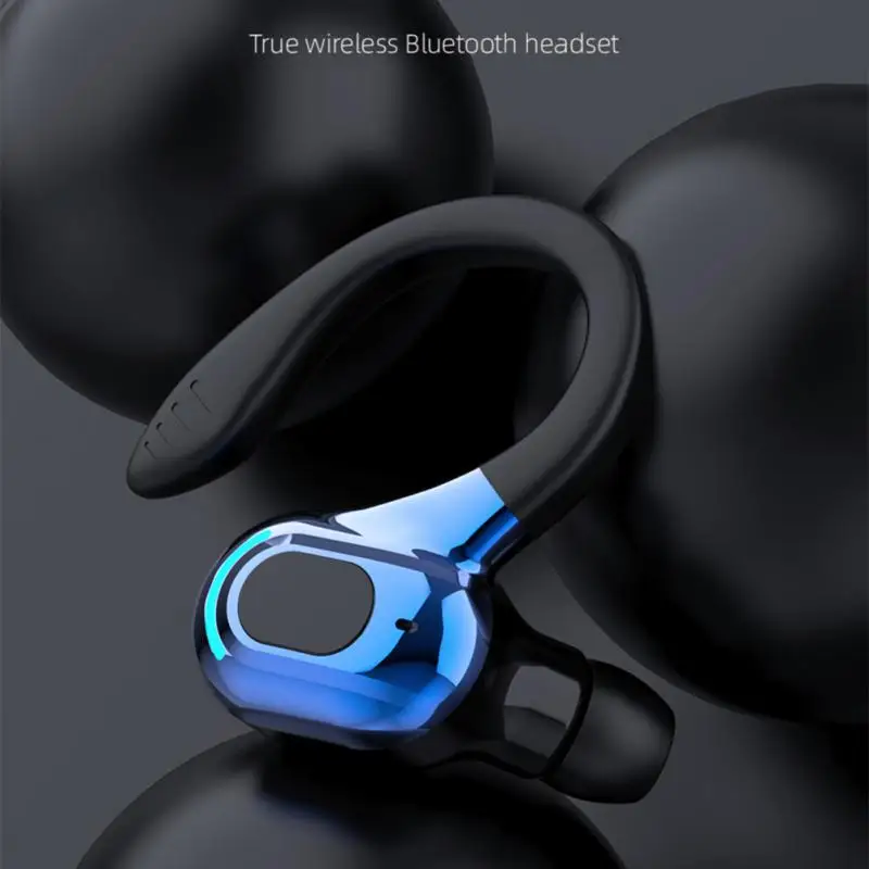

F8 Bluetooth-Compatible 5.2 Wireless Earphone Ear Hook Mini Business Headphone HIFI Bass Noise Cancelling Sports Gaming Earbuds