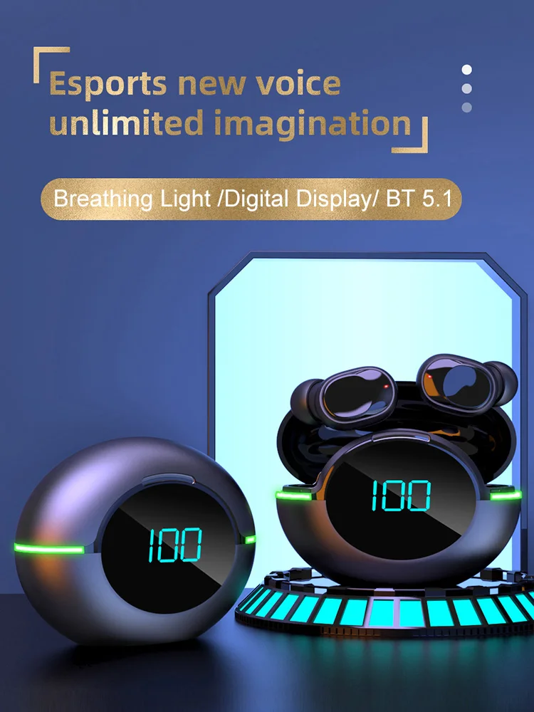 Стерео HD Bluetooth-совместимые наушники Водонепроницаемые беспроводные с