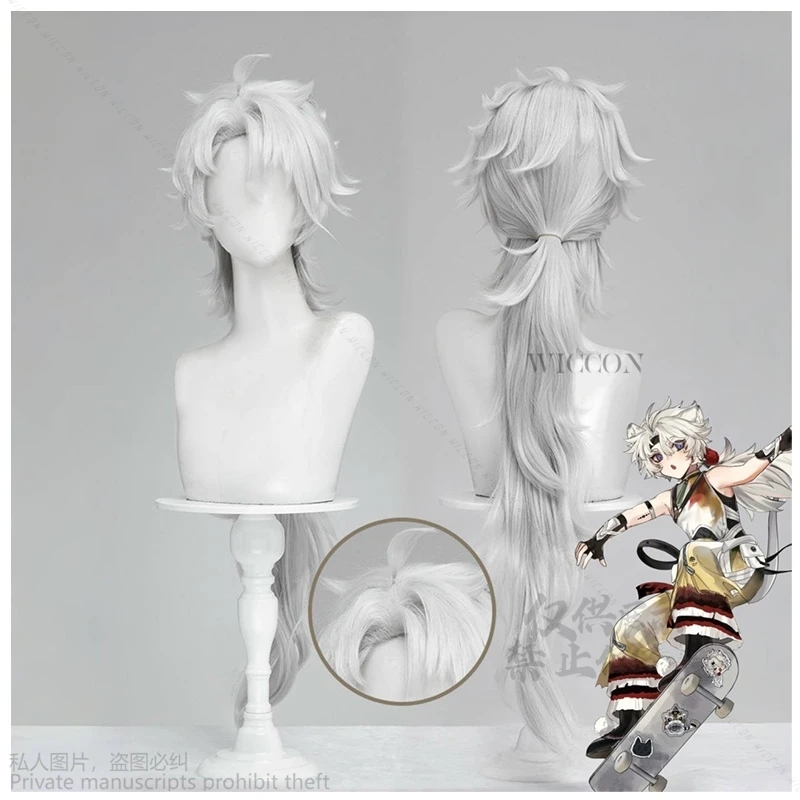 Игра Wuthering Waves Аниме Парик Lingyang Yinlin Scar Jiyan Sanhua Taoqi Rover Косплей Мужской Женский