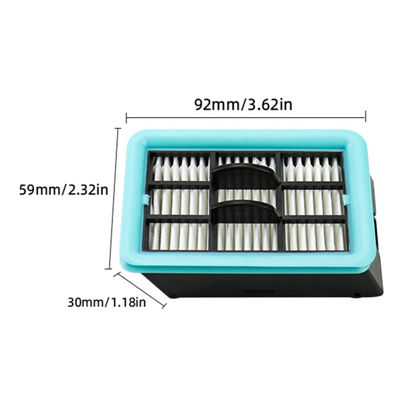 2 шт. фильтры для серии BISSELL Crosswave HF2/3845N/3831 пылесоса запасная часть