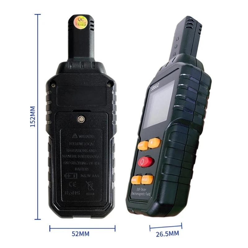 Измеритель EMF 5 Гц-240 Гц цифровой детектор 3-в-1 Тестер оборудование для охоты