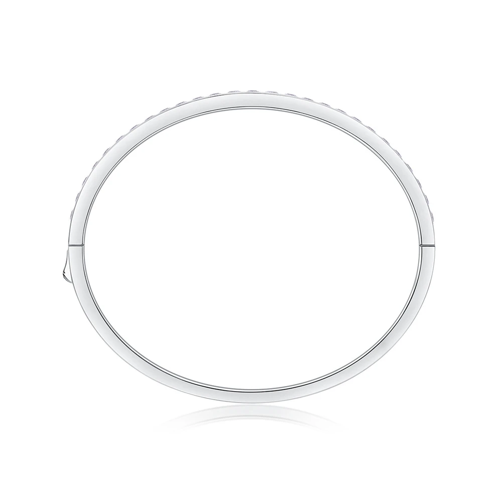 Vinregem VVS1 3EX D Цвет Сверкающие 3 мм Браслеты из настоящего муассанита с бриллиантами