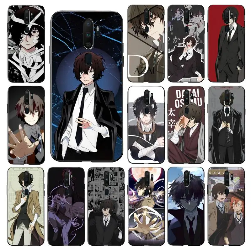 

Anime Bungou Stray Dogs Dazai Osamu Phone Case for Vivo Y91C Y11 17 19 17 67 81 Oppo A9 2020 Realme c3