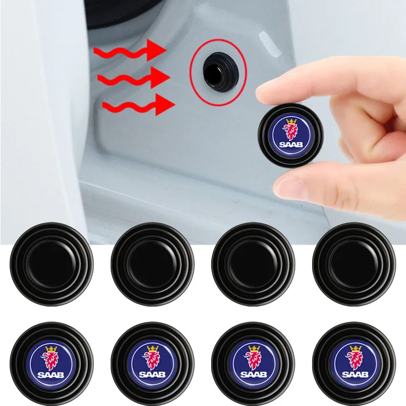 

4pcs Car Door Protection Shock Pad Sticker for Saab 900 93 95 GT750 93X 9X Turbo Monster Phoenix Sonett 9-5 9-3 9000 Accessories