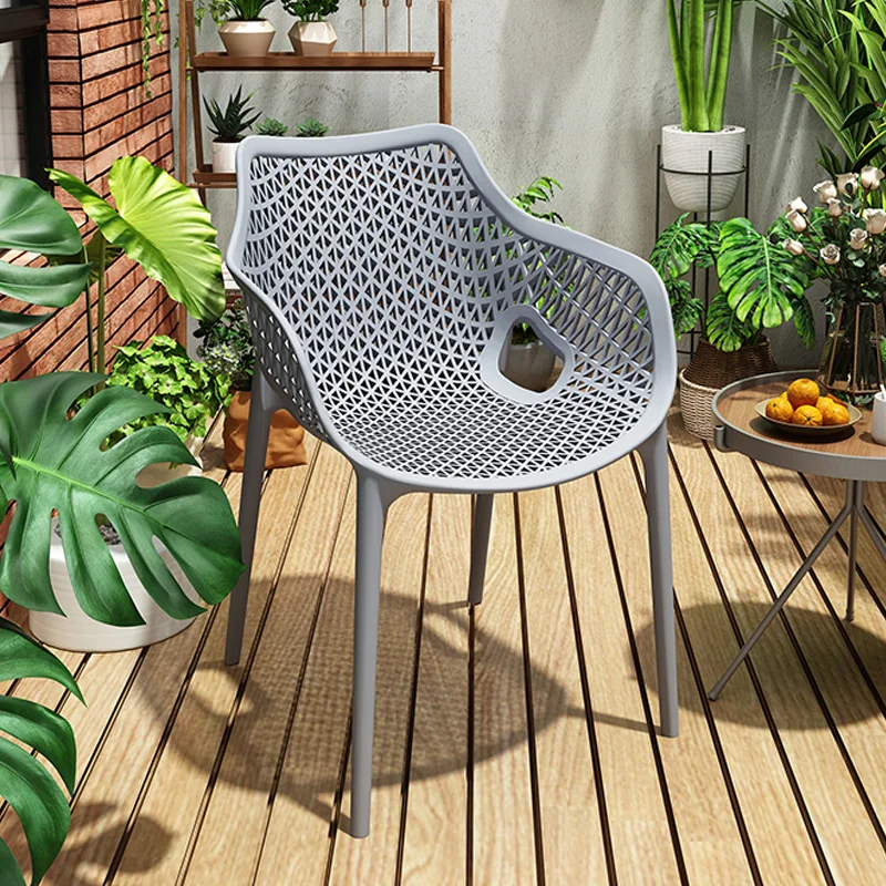

Design Dining Room Chairs Nordic Modern Plastic Salon Chair Coffee Acrylic Mobile Sillas De Comedor Garden Furniture Sets