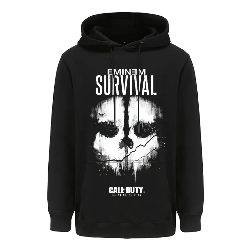 5 Designs Eminem Hoodies Cotton Brand Shell Jacket Skull Punk Hip Hop Sweatshirt Pollover Skateboard Sudadera Rap