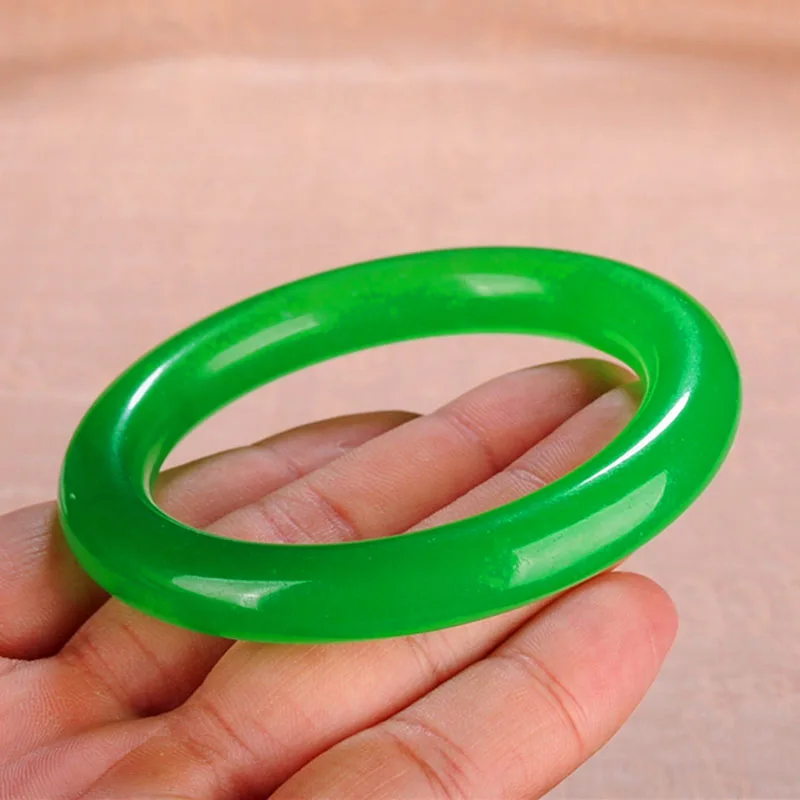 

Natural Rare Green Natural Burma Jadeite Ice Seed Bracelet Exquisite Grade Jade Quality Bangle Accessories Gift Bracelets