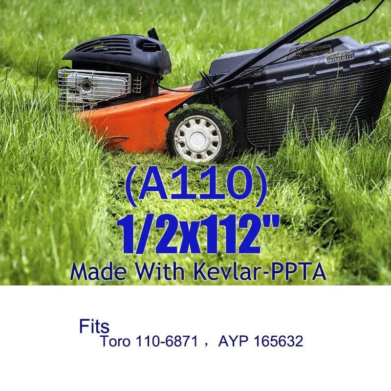 Сменный Кевларовый Ремень Для Газонокосилок 1/2x112 Дюймов (A110) Треугольный