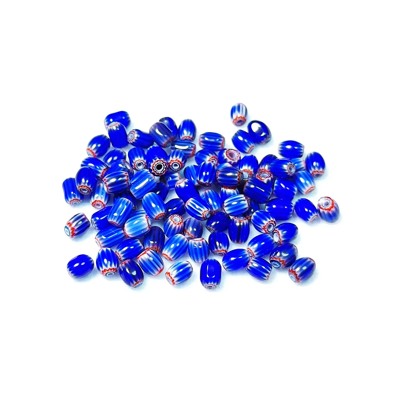 

Wholesale Silica Mineral Fired Blue Maroon Colored Glass Beads Men's and Women's Jewelry Accessories Free Shipping
