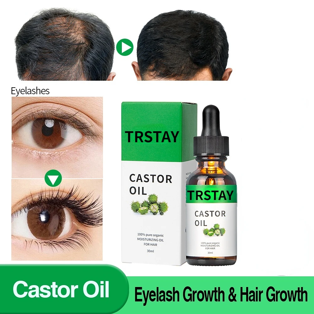 S Pure Natural Castor Oil For Eyebrow Hair Growth Serum Lash Eyelash Enhancer