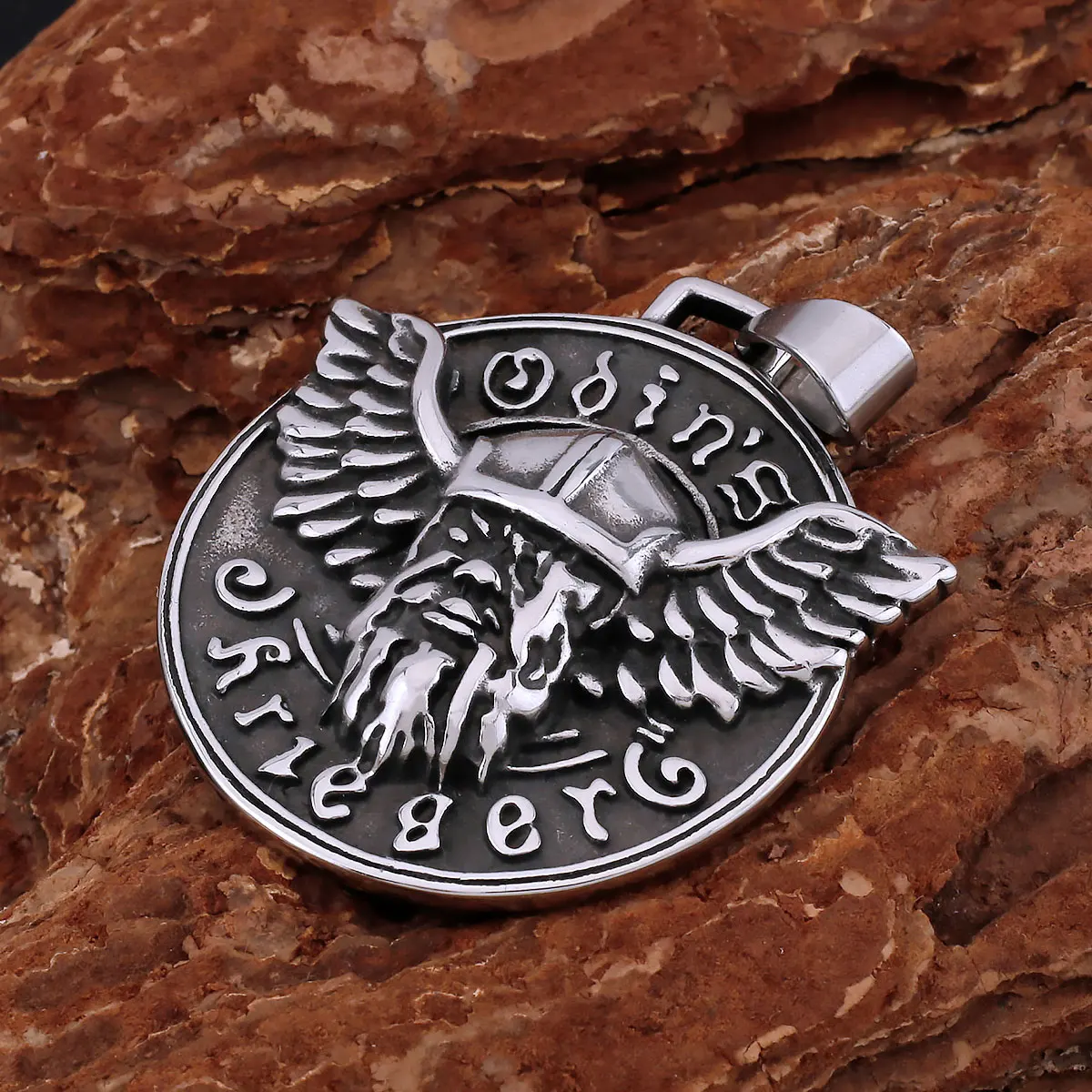 Скандинавская мифология God Odin кулон мужское качество не выцветает ожерелье из