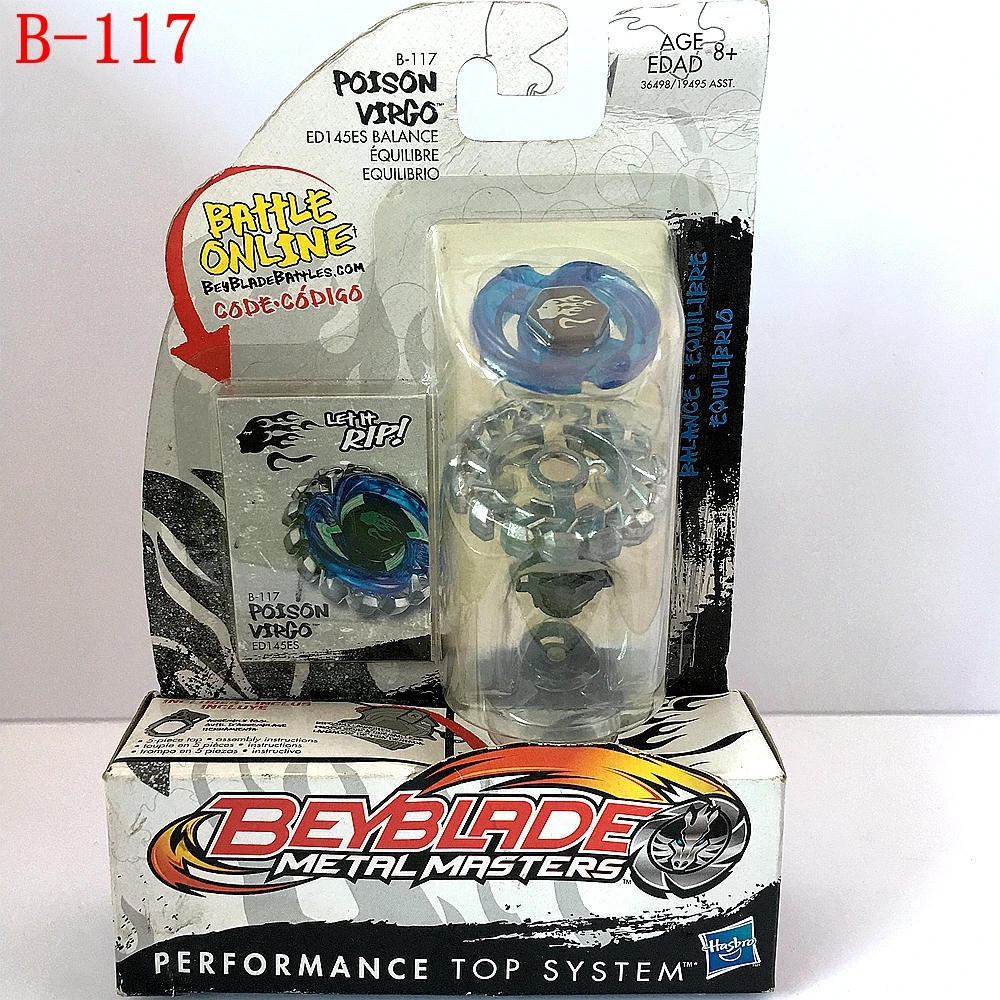 

GENUINE Limited edition collector Beyblade Metal Masters B-117 Poison Virgo 125ES Balance