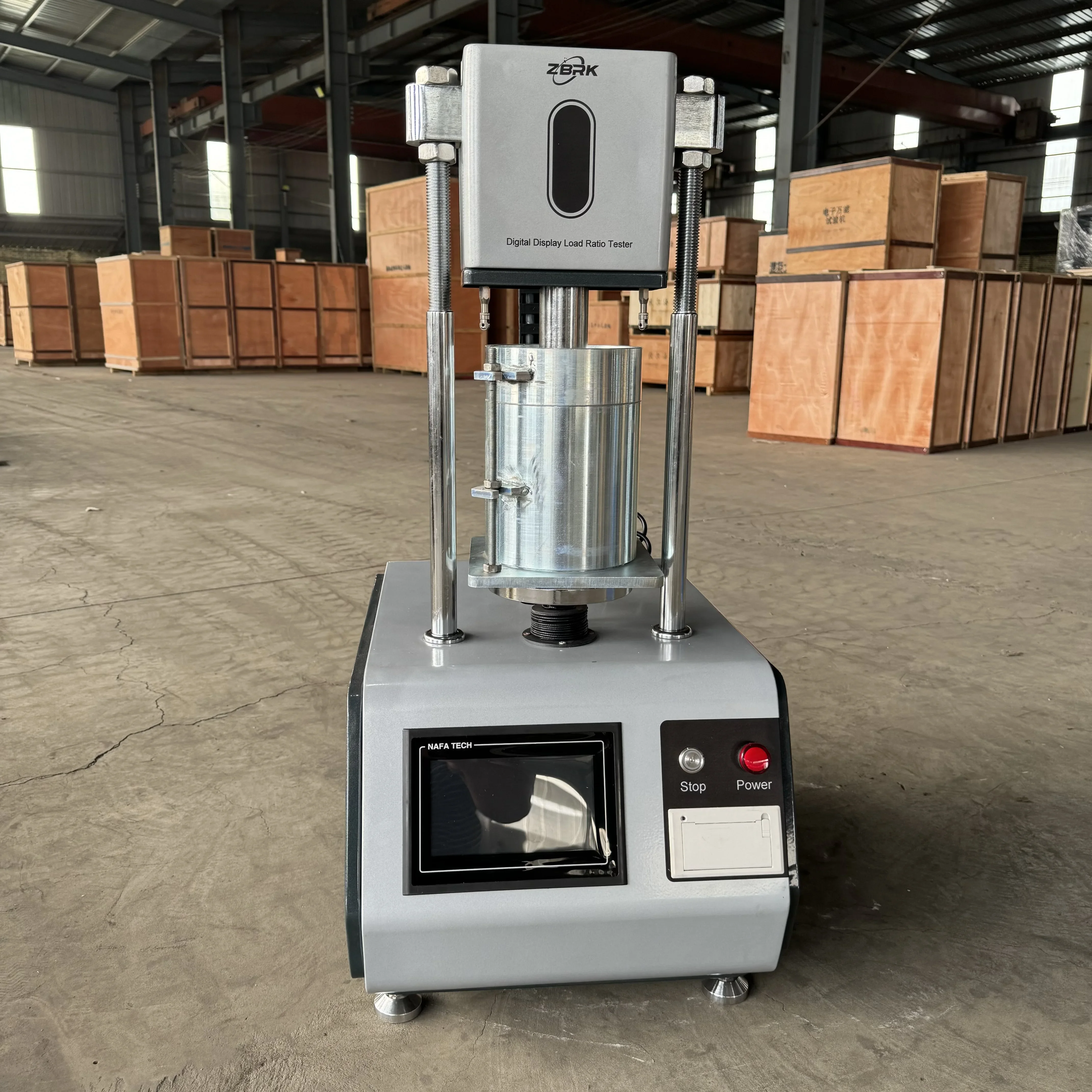 Полностью автоматический тестер соотношения почвы CBR с сенсорным экраном в