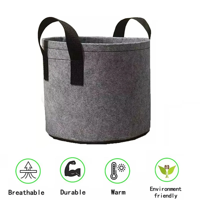 Тканевый садовый фотоконтейнер сумка для выращивания растений цветочные горшки