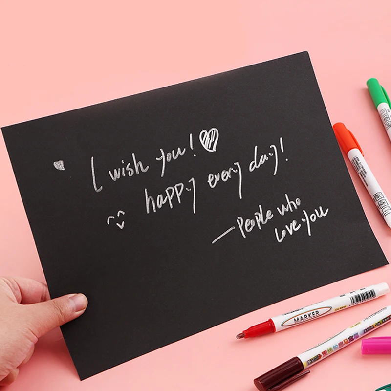 12 цветов двойных линий контурные маркеры Pen Stationery рисования DIY Outline Student Marker.